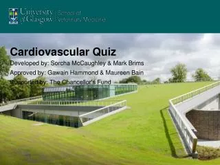 Cardiovascular Quiz