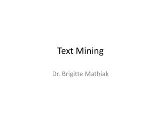 text mining