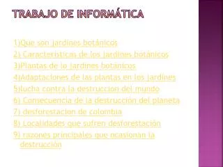 trabajo de inform tica