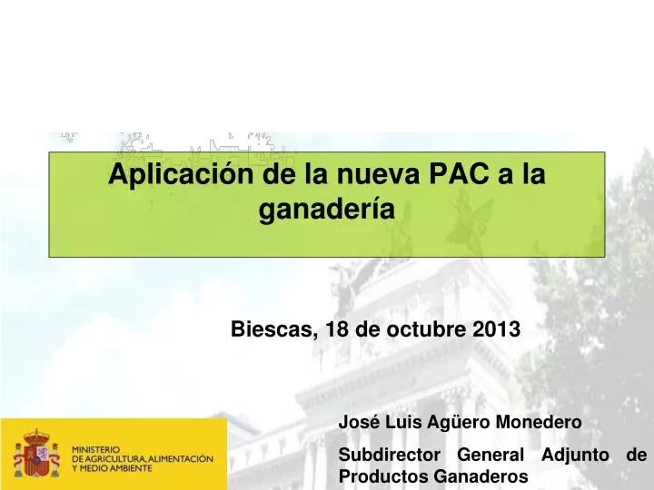 aplicaci n de la nueva pac a la ganader a