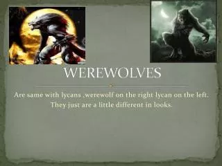 WEREWOLVES