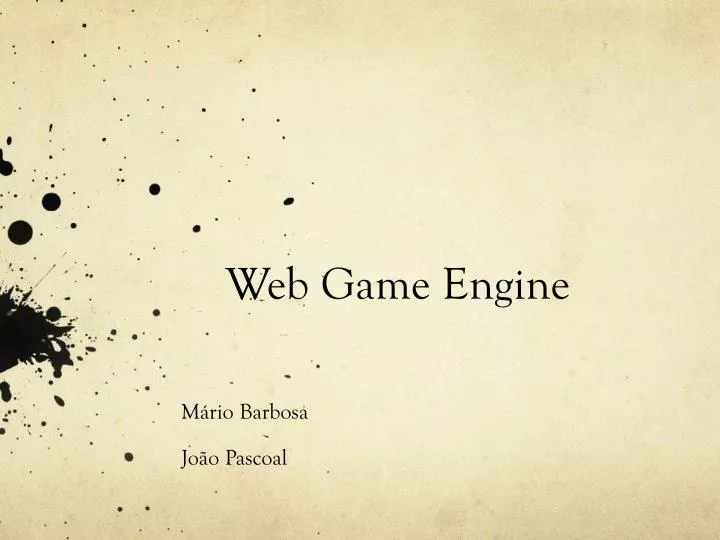 web game engine