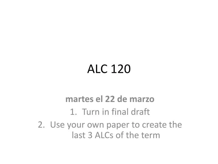 alc 120