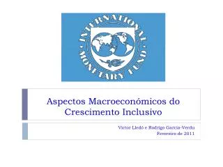aspectos macroecon micos do crescimento inclusivo