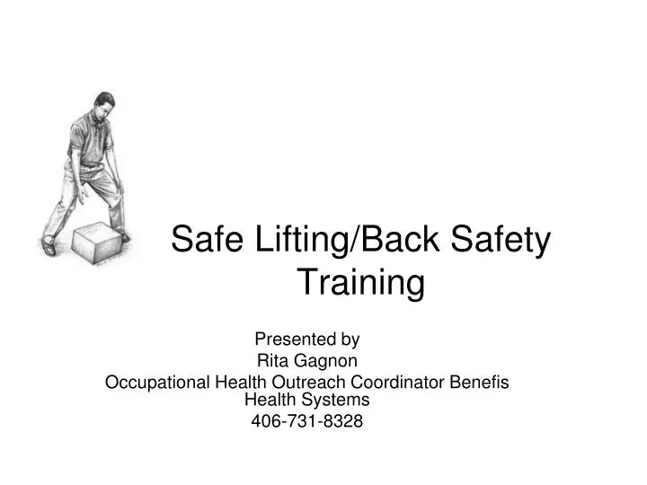 safe lifting back safety training