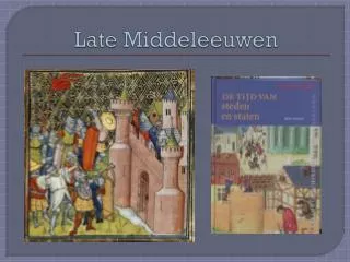 late middeleeuwen