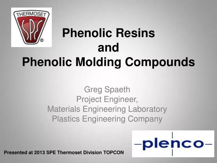 phenolic resins and phenolic molding compounds