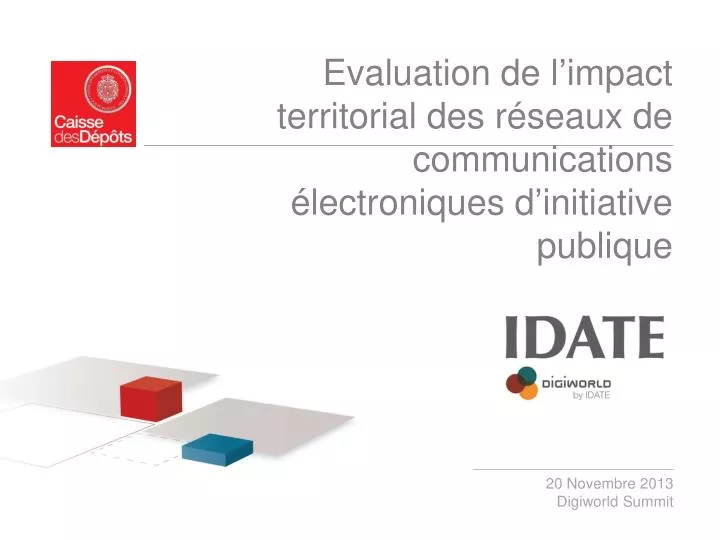 evaluation de l impact territorial des r seaux de communications lectroniques d initiative publique