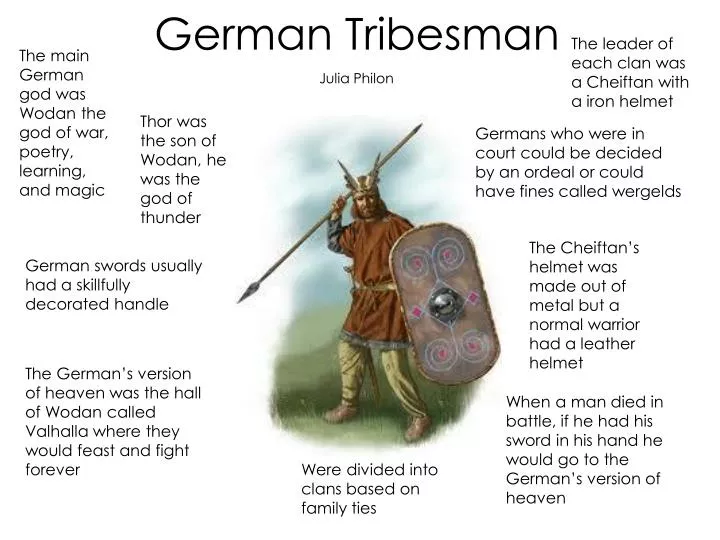 german tribesman