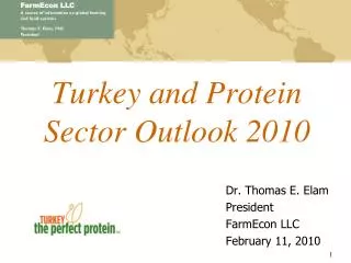 Turkey and Protein Sector Outlook 2010