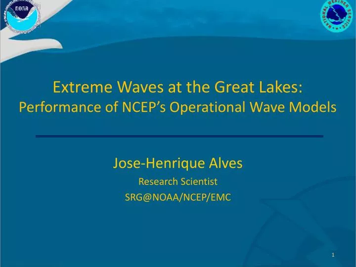 extreme waves at the great lakes performance of ncep s operational wave models
