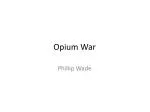 Opium War - slide 1