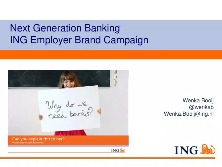 next generation banking ing employer brand campaign