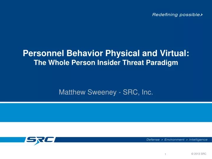 personnel behavior physical and virtual the whole person insider threat paradigm