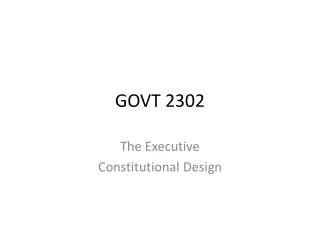 GOVT 2302