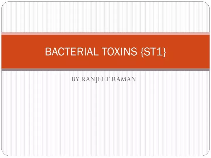 bacterial toxins st1