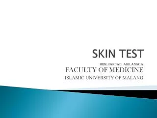 SKIN TEST