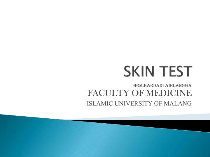 skin test