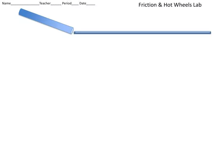 friction hot wheels lab