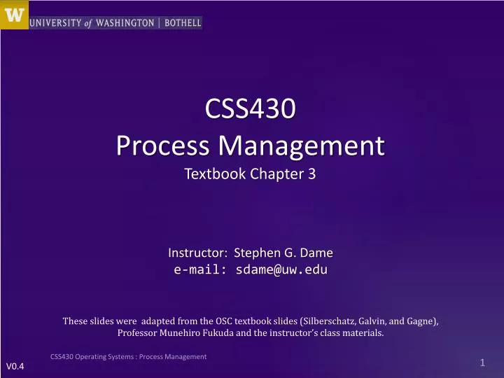 css430 process management textbook chapter 3