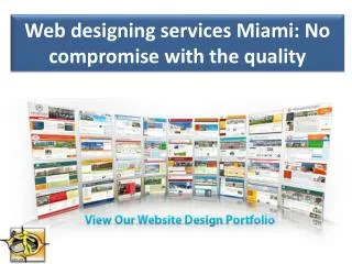 Web designing services Miami