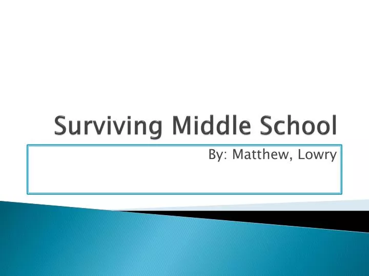 surviving middle school