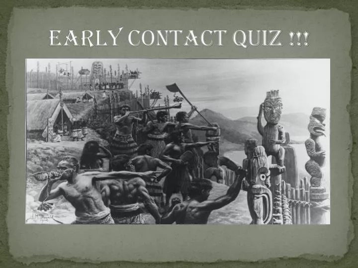 early contact quiz