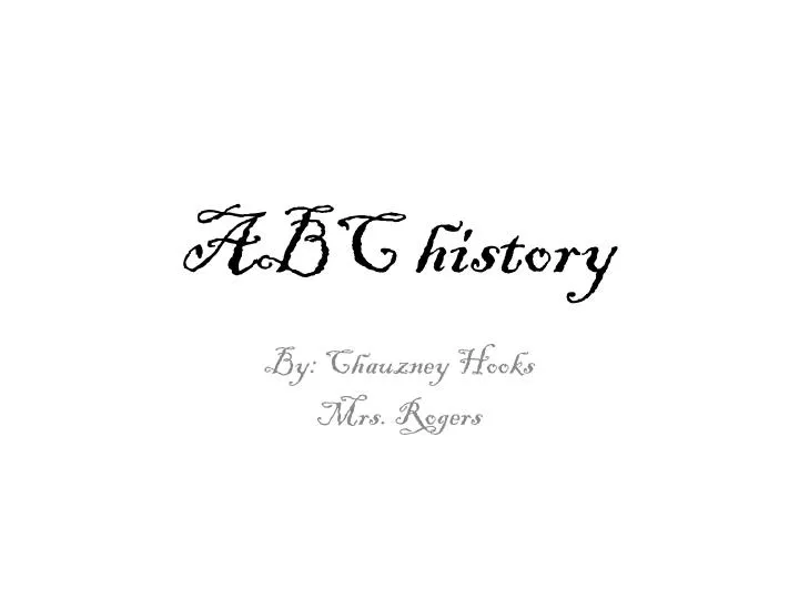 abc history