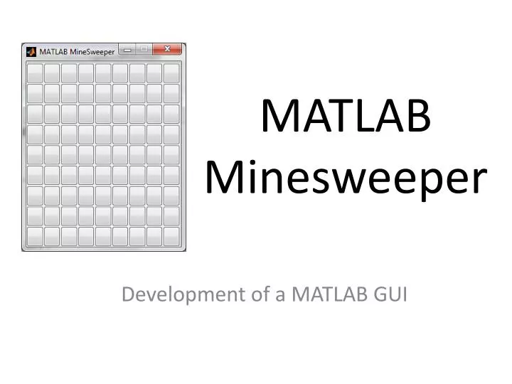 matlab minesweeper