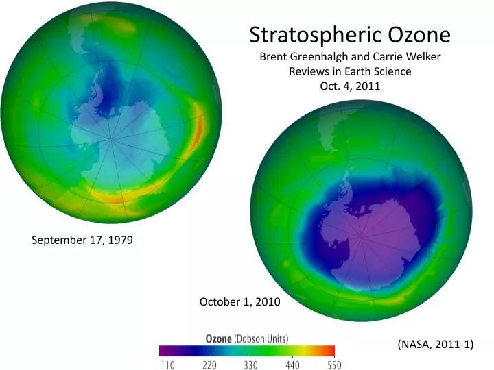 stratospheric ozone brent greenhalgh and carrie welker reviews in earth science oct 4 2011