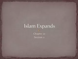 Islam Expands