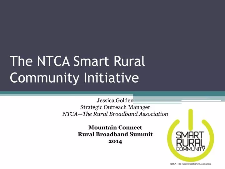 the ntca smart rural community initiative