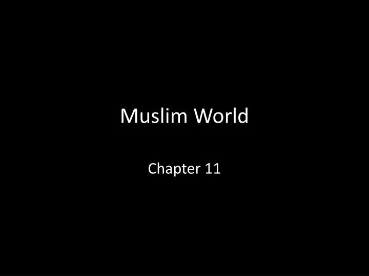 muslim world