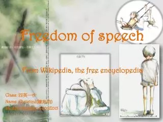 Freedom of speech