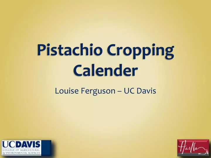 pistachio cropping calender