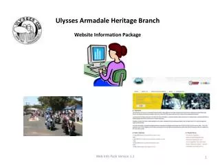 Ulysses Armadale Heritage Branch Website Information Package