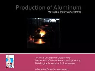 Production of Aluminum