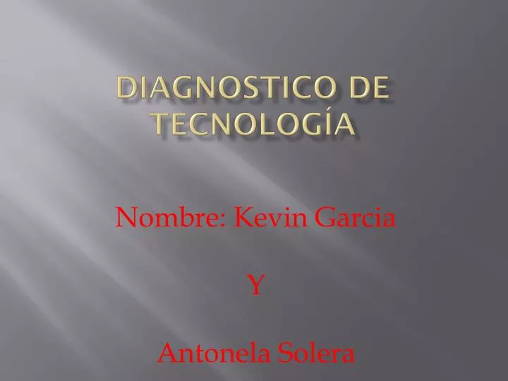 diagnostico de tecnolog a