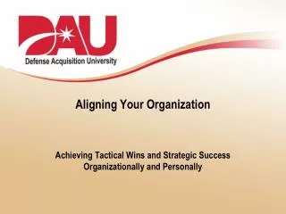 Aligning Your Organization