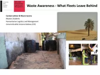 Waste Awareness - What Fleets Leave Behind