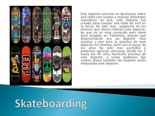 skateboarding