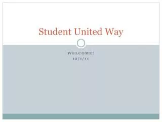 Student United Way