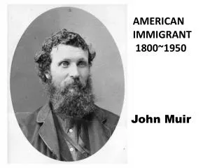 American immigrant 1800~1950