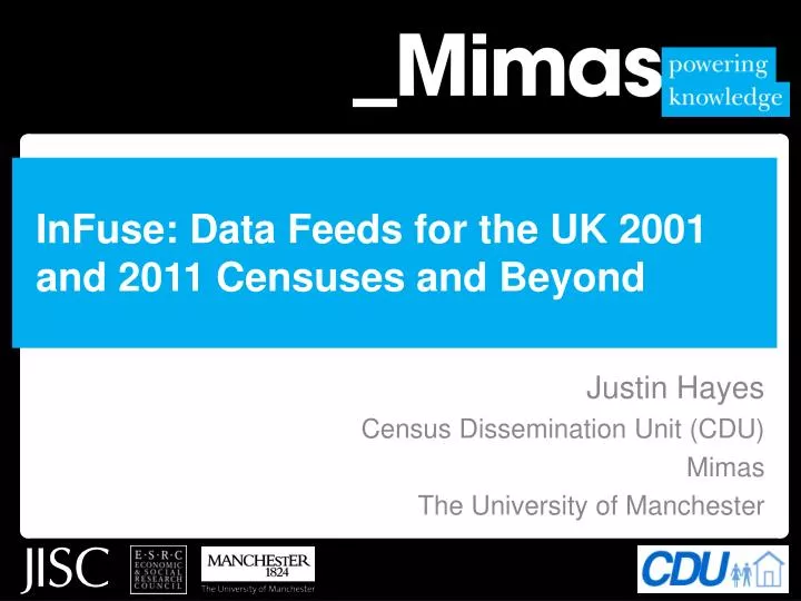 infuse data feeds for the uk 2001 and 2011 censuses and beyond