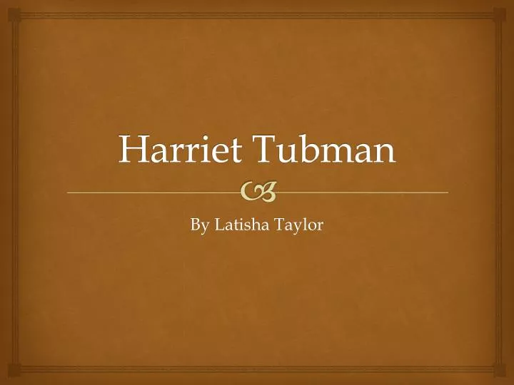 harriet tubman