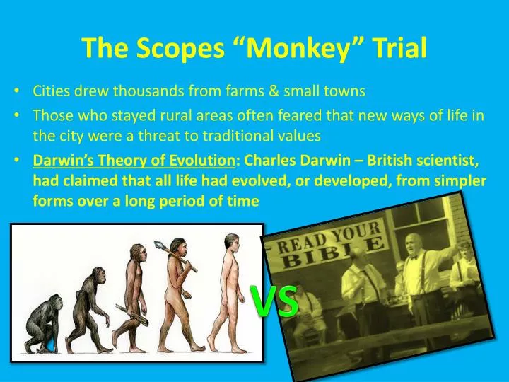 the scopes monkey trial