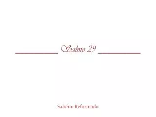 salmo 29