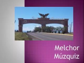 melchor m zquiz