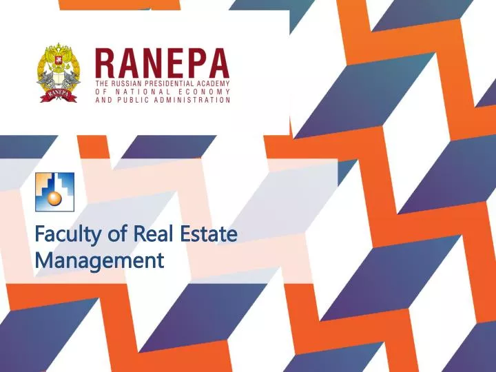 faculty of real estate management