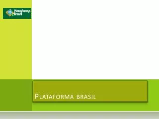 plataforma brasil